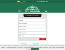 Tablet Screenshot of portamenorquina.es